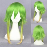 55cm Medium Long Green&Yellow Mixed Vocaloid Gumi Wig Synthetic Anime Cosplay Hair Wigs CS-049B