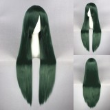 100cm Long Straight Touhou Project Mima Wig Synthetic Dark Green Anime Cosplay Wigs CS-035T