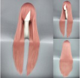 100cm Long Straight Vocaloid Luka Wig Synthetic Pink Anime Cosplay Wig CS-035G