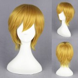 35cm Short Blonde Kuroko No Basketball Kise Ryota Wig Synthetic Anime Cosplay Wigs CS-056A