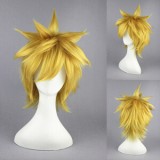30cm Short Blonde Naruto Uzumaki Naruto Synthetic Anime Cosplay Hair Wig CS-016A