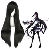 80cm Long Straight Shakugan No Syana Syana Wig Synthetic Black Anime Cosplay Wig CS-033A