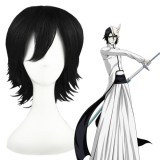 35cm Short Prince of Tennis Akaya Kirihara Synthetic Anime Hair Black Cosplay Wig CS-020A