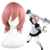 35cm Short Pink Bleach SzayelAporro·Granz Synthetic Anime Cosplay Hair Wig CS-017A