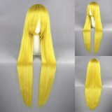 100cm Long Straight Sailor Moon Cosplay Lemon Yellow Anime Cosplay Wig CS-035S