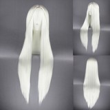 100cm Long Straight The Legend of Qin Snow Girl Wig Synthetic White Anime Cosplay Wig CS-035B