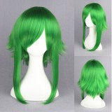 55cm Medium Long Green Vocaloid Gumi Wig Synthetic Anime Cosplay Hair Wigs CS-049A