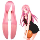 100cm Long Straight Pink Kuroko No Basketball Momoi Satsuki Wigs Synthetic Anime Cosplay Wigs CS-035X