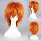 35cm Short Orange Shugo Chara Souma Kukai Synthetic Anime Cosplay Wig CS-012B