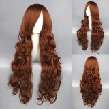 90cm Long Wave Rozen Maiden Jade Stern Wig Red Brown Synthetic Anime Cosplay Wigs CS-065E