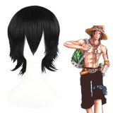 35cm Short Arcana Famiglia Luca Wig Synthetic Hair Black Anime Cosplay Wigs CS-061A