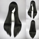 80cm Long Straight Shakugan No Syana Syana Wig Synthetic Black Anime Cosplay Wig CS-033A