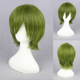 35cm Short Green Kuroko No Basketball Midorima Shintarou Wig Synthetic Anime Cosplay Wig CS-080A