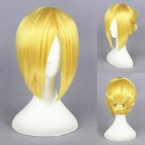 35cm Short Blonde Shingeki no Kyojin Annie Leonheart Wig Synthetic Anime Cosplay Wig CS-091A
