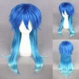 60cm Long Blue Mixed Dramatical Murder Wig Synthetic Anime Cosplay Hair Wigs CS-082A