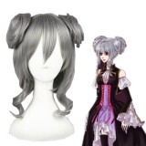 45cm Medium Silver Gray Vocaloid Cosplay Hair Synthetic Anime Cosplay Wigs CS-111A