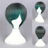 35cm Short Color Mixed Boys Wigs Synthetic Hair Anime Cosplay Lolita Wig CS-101A