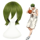 35cm Short Green Kuroko No Basketball Midorima Shintarou Wig Synthetic Anime Cosplay Wig CS-080A