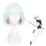 35cm Short Color Mixed Land of the Lustrous Diamond Hair Wig Synthetic Anime Cosplay Wig CS-352J
