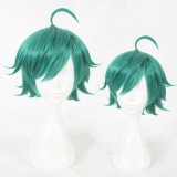 35cm Short Green King of Glory Wig Synthetic Heat Resistant Hair Anime Cosplay Wig CS-341A