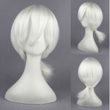 40cm Short White Kagerou Project Konoha Wig Synthetic Anime Cosplay Wig CS-167E