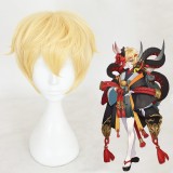 30cm Short Blonde Game of Onmyoji Wig Synthetic Party Hair Anime Cosplay Wigs CS-315H