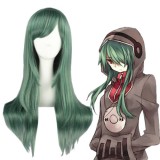 65cm Long Straight Green Kagerou Project Kido Tsubomi Wig Synthetic Anime Cosplay Wigs CS-167F