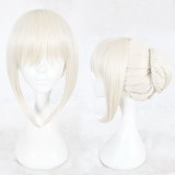 35cm Short Light Beige Fate Stay Night/Zero Saber Wig Synthetic Anime Cosplay Wig CS-353A