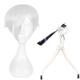 30cm Short Silver White Land of the Lustrous Antarctic Rock Wig Synthetic Anime Cosplay Wig CS-352H