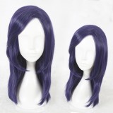 45cm Medium Long Purple King of Glory Libai Wig Synthetic Anime Cosplay Hair Wigs CS-343A
