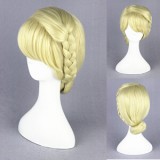 30cm Short Beige Frozen Elsa Wig Synthetic Anime Hair Cosplay Wig CS-179A