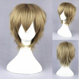 35cm Short Flaxen Kagerou Project Amamiya Hibiya Wig Synthetic Anime Cosplay Wig CS-175C