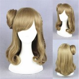 45cm Medium Long Flaxen Amnesia Heroine Wig Synthetic Anime Cosplay Hair Wig CS-153A