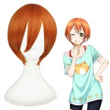 30cm Short Orange Love Live! Hoshizora Rin Wig Synthetic Anime Cosplay Wig CS-181G