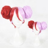 35cm Short Red Pink King of Glory Little Joe Wig Synthetic Anime Cosplay Hair Wigs CS-340A