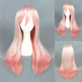 60cm Long Straight Pink Super Sonico Wig Synthetic Anime Cosplay Hair Wigs CS-212A
