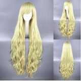 120cm Long Curly Blonde Kagerou Project Kozakura Mari Wig Synthetic Anime Cosplay Hair Wigs CS-175F