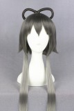 90cm Long Gray Vocaloid Chinglish Wig Synthetic Anime Cosplay Hair Wig CS-155A
