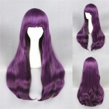 65cm Long Straight Purple Wigs Synthetic Anime Cosplay Hair Lolita Wig CS-145A