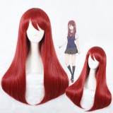 65cm Long Straight Red Scum's Wish Sanae Ebato Wig Synthetic Anime Cosplay Hair Wigs CS-323B