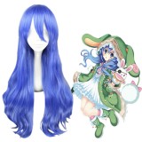 70cm Long Wave Blue Date A Live Yoshino Wig Synthetic Anime Hair Cosplay Wigs CS-188A