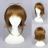 35cm Short Brown Cardcaptor Sakura Kinomoto Sakura Wig Synthetic Anime Hair Cosplay Wig CS-189A