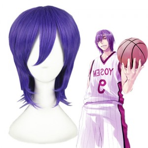 35cm Short Kuroko No Basketball Murasakibara Atsushi Wig Synthetic Anime Cosplay Wigs CS-152A