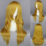 65cm Long Straight Golden Shugo Chara Kadina Wig Synthetic Anime Hair Cosplay Wig CS-162C