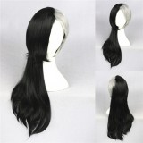 60cm Long Straight Black&Gray Tokyo Ghoul-うた Wigs Synthetic Anime Cosplay Hair Wig CS-195G
