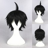 35cm Short Black Owari no Seraph Wig Synthetic Party Hair Wig Anime Cosplay Wigs CS-245B