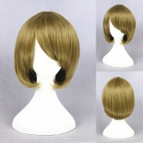 35cm Short Flaxen LoveLive! Koizumi Hanayo Wig Synthetic Party Hair Anime Cosplay Wigs CS-249A