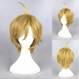 35cm Short Flaxen Tamako Market Ooji Mochizou Wig Synthetic Anime Cosplay Wigs CS-246A