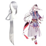 110cm Long Purple Gray Touken Ranbu Online Imanotsurugi Wig Synthetic Anime Cosplay Wigs CS-231N