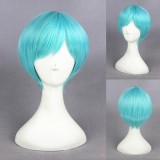 30cm Short Black Touken Ranbu Online Atsutoushirou Wig Synthetic Anime Cosplay Hair Wigs CS-231K